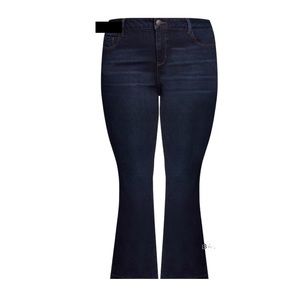 Avenue Bootleg Jeans Plus Size